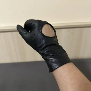 Guanti lunghi in pelle di lusso da uomo Guanti morbidi e sottili da 25 cm senza fodera per la moda elegante 1