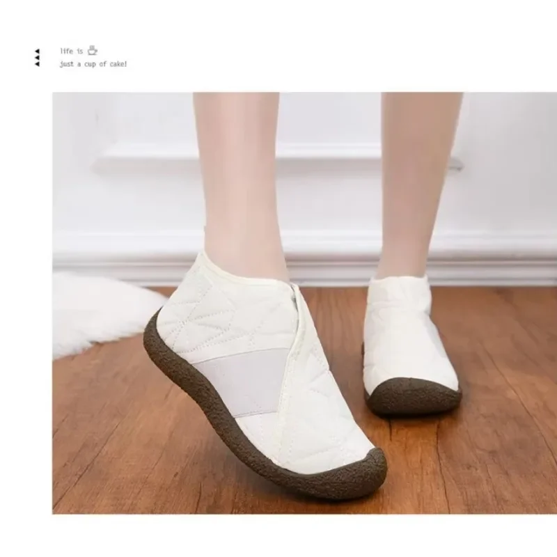 Scarpe da donna di vendita calde invernali 2024, stivali da neve da donna comodi e caldi con velluto spesso su un passo 6