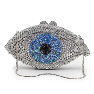 Lady Eye strass Day frizioni Luxury Diamond Wedding Clutch Purse New Crystals Dinner Handbags Designer Party Minaudere Bags 1