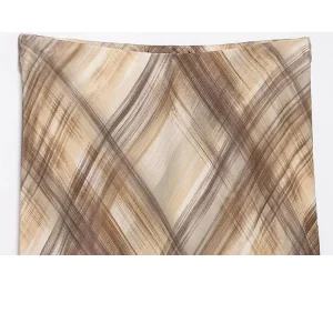 HH Nuova Donna Estate Moda Beach Party Rombo Modello scozzese Struttura in seta Gonna lunga Gonna elegante casual stile street femminile 1