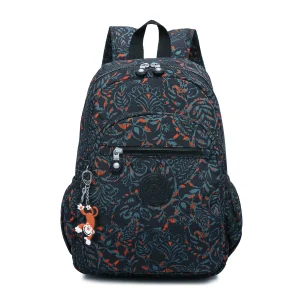 TEGAOTE impermeabile 2024 Nylon motivo floreale moda Casual A4 ragazza ragazzo donna uomo zaino scuola borsa da viaggio leggera M1318 1