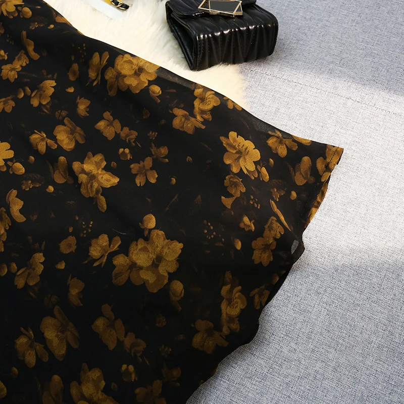 Seoulish a vita alta vintage stampato floreale gonne a coda di pesce da donna 2025 nuova estate coreana casual gonne a sirena femminile 5