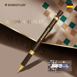 Nuova matita automatica tedesca STAEDTLER 925 cioccolato marrone oro edizione limitata da 0,5 mm 1