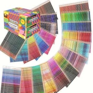 Brutfuner 520 Matite da colorare per libri da colorare per adulti, set di matite colorate per artisti che disegnano, schizzi 1