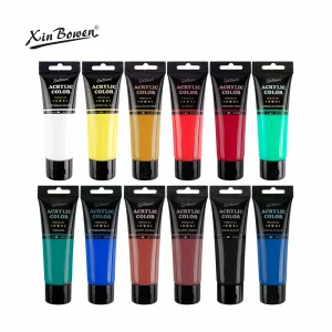 Vernice acrilica da 75 ml per materiali di pittura per studenti di arte della parete, impermeabili e resistenti al sole, adatti per scarpe da graffiti fai da te tessili 1