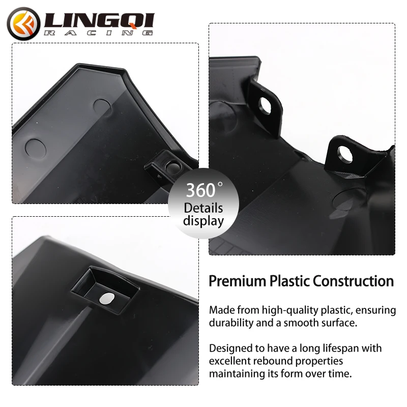 LINGQI RACING Moto Copertura In Plastica Targa Anteriore Registrazione Parafango Per 49cc Bambini Cinese Dirt Pit Bike Motocross 3