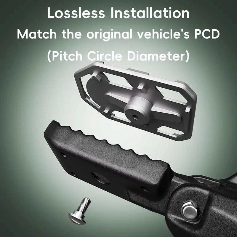 Pedane moto antiscivolo allargate Pedane Pedali Poggiapiedi per ZONTES 368G G368 Sedile anteriore posteriore in lega di zinco Multi-denti Dedal 3