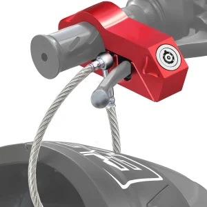 Blocco manubrio moto Blocco casco moto Blocco freno Blocco impugnatura antifurto Combo attrezzatura di sicurezza per bicicletta regolabile 1