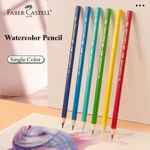 1 pezzo di matita per acquerello Faber Castell, piombo ricco di pigmenti per colorare brillante, liscio, che si mescola per regalare risultati eccezionali 1