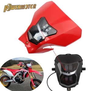 Per Honda CRF450 Faro del motociclo Piastra LED Parti Motocross Enduro Pit Dirt Bike Fari Accessori moto 1