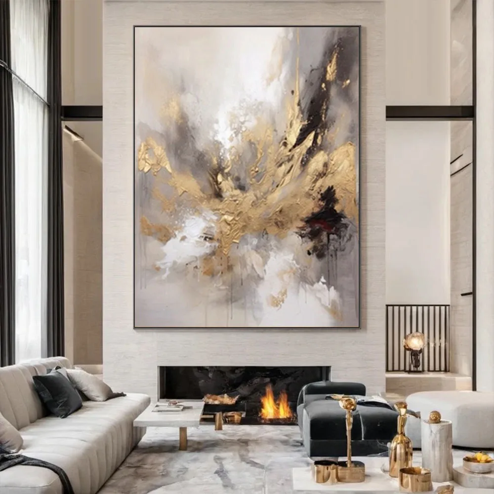 Nuovo design Verticale Pittura a olio astratta 100% Fatti a mano Famose immagini su tela Copia Blue Ocean Modern Wall Art per la decorazione domestica 2