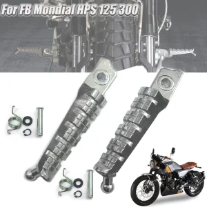 Accessori moto Anteriore Sinistro Destro Poggiapiedi Pedane Pedale Per FB Mondial HPS125 HPS 125 300 1