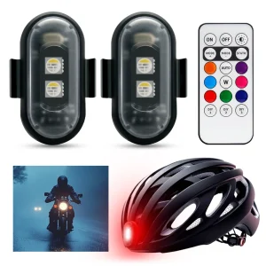 Accessori moto a LED, APP e luci stroboscopiche RGB remote per moto, LED motorrad impermeabile 1