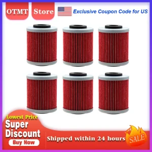 1/2/4/6 pezzi filtro olio parti del motociclo per KTM 690 Duke 1st 701 Enduro 690 SMC R1st Enduro1st 690SMC 1