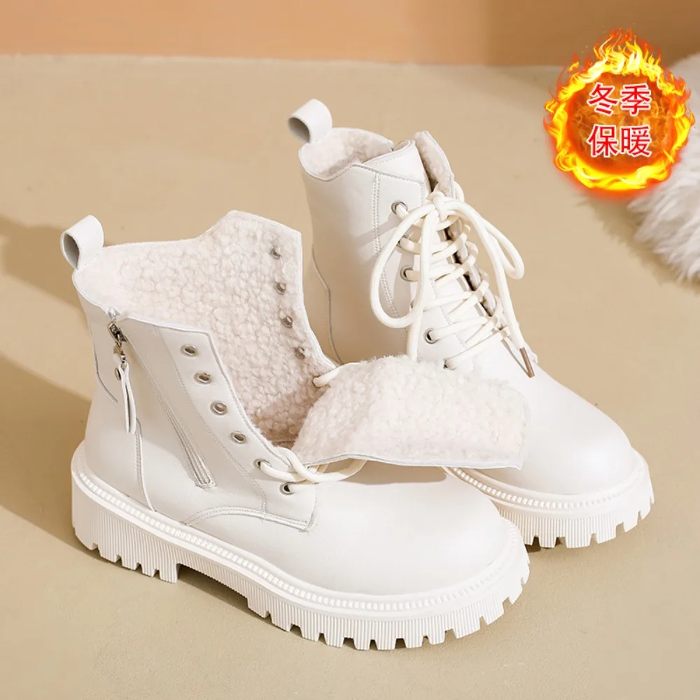 Stivali da cavaliere invernali eleganti e sexy Nuovi stivaletti da donna alla moda comodi e caldi in velluto con punta tonda tinta unita 6