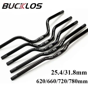 BUCKLOS Mountain Bike Manubrio 31.8mm 25.4mm Bicicletta Riser Bar 620/660/720/780mm In Lega di Alluminio MTB Manubrio Parti di Ciclismo 1