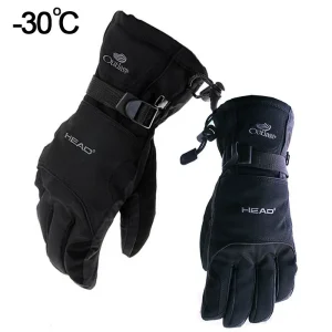 Guanti da sci da uomo di nuova marca Guanti da snowboard Motoslitta Guanti invernali da equitazione Guanti da neve unisex impermeabili antivento 1