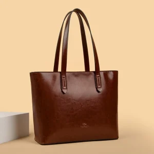 Women's Classic Shoulder Bag Luxury Designer Soft Leather Crossbody Bag Ladies Solid Color Handbag Casual Tote Bag Commuting Sac 1