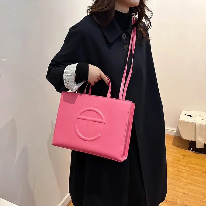 Borsa a tracolla in pelle da donna di lusso da 1 pezzo - Borsa a tracolla con tasca di sicurezza, stile designer 5