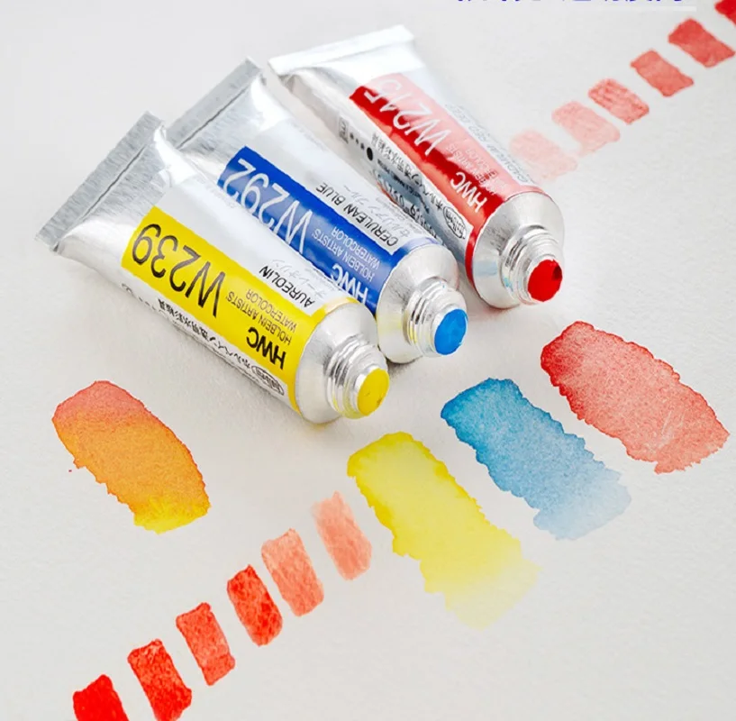 Materiale scolastico per tavolozza acquarela da 15 ml per artista Holbein originale importato 3