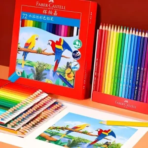 Faber Castell 1144 matite ad acquerello matite colorate solubili in acqua per il disegno della scuola d'arte 12/24/36/48/60/72 Set 1
