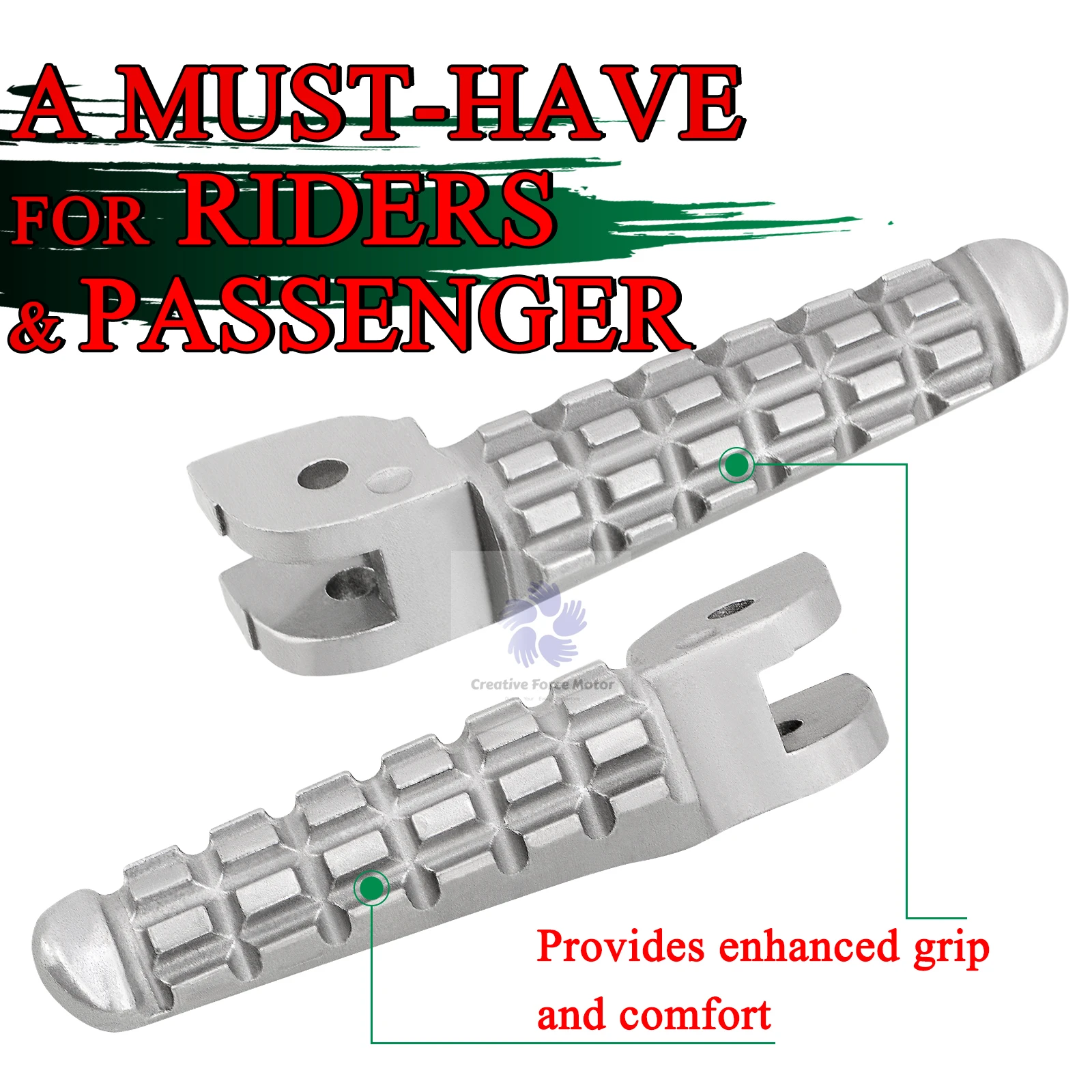 Rider Passeggero Poggiapiedi moto Highway Anteriore Posteriore Pedane Per Ducati 1100 SuperSport 950 S Scrambler Icon Hypermotard 796 3