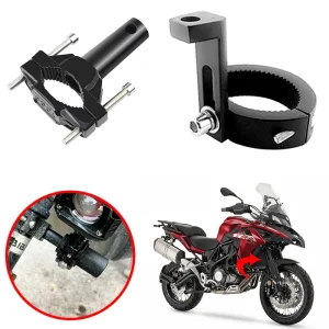 Misura per Benelli TRK502X TRK502 accessori moto LED faro fendinebbia staffa di montaggio parafango supporto di montaggio regolabile 1