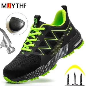 Scarpe antinfortunistiche di qualità Scarpe da lavoro anti-sfondamento anti-perforazione Scarpe leggere e indistruttibili Scarpe da ginnastica di sicurezza Scarpe protettive 1
