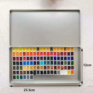 Winsor Newton, la migliore pittura ad acquerello, serie completa, set di imballaggi a 114 colori, 0,5 ml, per artisti, professionali, per principianti, per disegnare 1