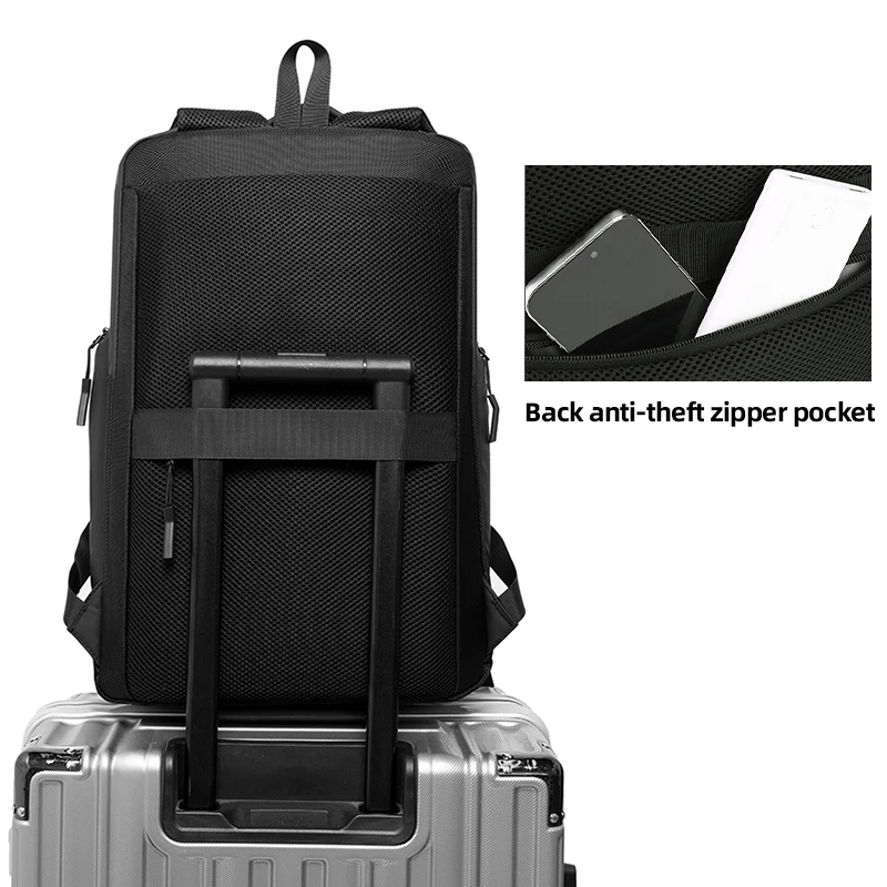 Zaino da viaggio Borse a tracolla portatili per pendolarismo aziendale Zaino multiscomparto Zaino da esterno di grande capacità Borsa da college 3