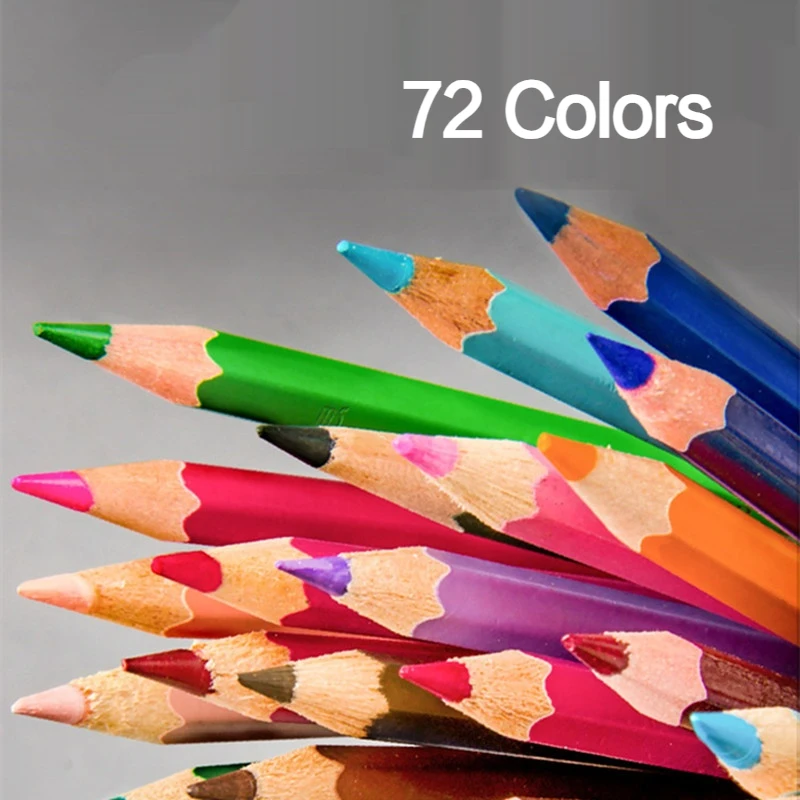 Faber Castell Set di matite colorate a olio 36/48/72 colori Matita per pittura in legno Schizzo professionale Colorazione Disegno Rifornimenti d'arte 4