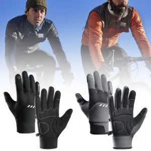 Guanti invernali caldi impermeabili alla moda Touchscreen Mantieni caldi guanti da ciclismo Guanti da sci ispessiti antiscivolo Sport all'aria aperta 1