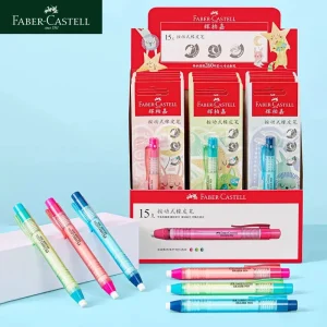 Faber-Castell Creative Push-type pennarelli per gomma colorati strumento per la pulizia strumento di correzione forniture per studenti in gomma Push-pull per ufficio 1