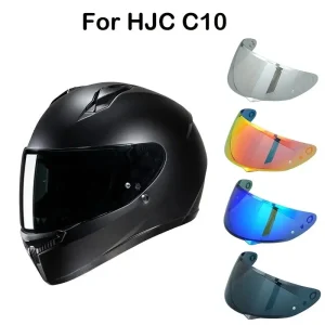 Lente visiera per casco moto HJC HJ-34 PM per C10 Sostituisci accessori moto scudo antivento anti-UV antigraffio antipolvere 1