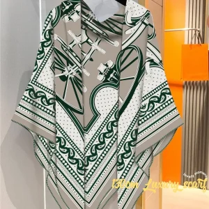 130 cm francese nuovo carrozza a strisce geometriche imitazione seta capelli ragazza decorativa scialle caldo sciarpa grande sciarpa quadrata di lusso 1