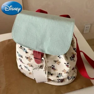 Disney Design Topolino Stile coreano Tasca con coulisse Borsa da scuola leggera per cartoni animati Zaino per studenti della scuola primaria 1