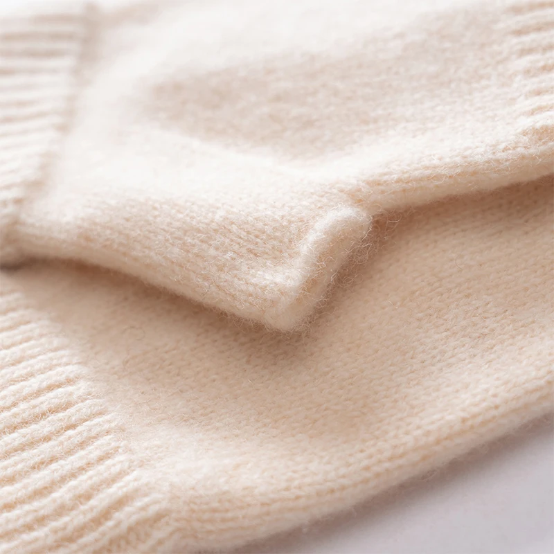 Guanti mezze dita in morbida lana merino al 100% invernale da donna Guanti senza dita lavorati a maglia caldi Guanti da polso Script15CM 3