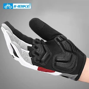 Guanti da ciclismo INBIKE Full Finger guanti da bicicletta MTB durevoli per l'equitazione accessori per moto all'aperto Touch Screen imbottiti IF239 1