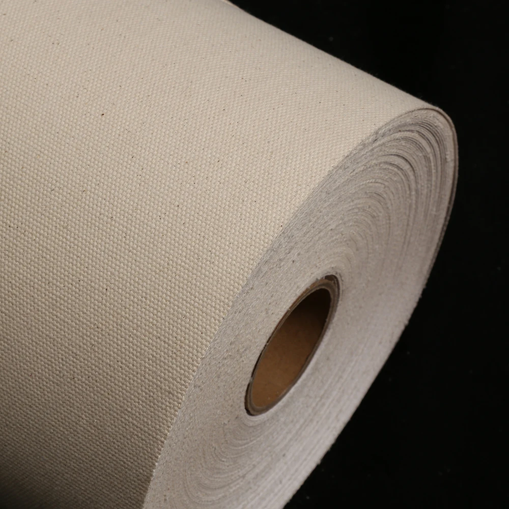 Commercio all'ingrosso in fabbrica, tela bianca professionale, per dipingere. Tela per pittura a olio acrilica a strati, cotone 450G. Sup artistico pre-rivestito 1