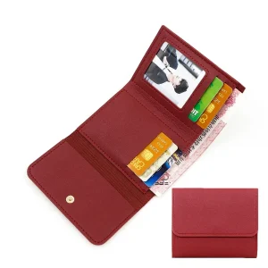 Nuovi portafogli in pelle PU per donna Piccolo Hasp Girl Porta carte di credito Portafoglio Portamonete Portafoglio femminile Portamonete corto per donna 1