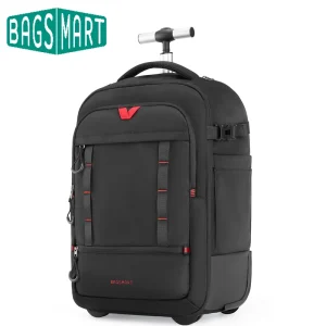 BAGSMART Borsa per fotocamera con rotelle Zaino per fotografo per DSLR Borse per foto a rulli professionali Valigia da viaggio con rotelle fotografica 1