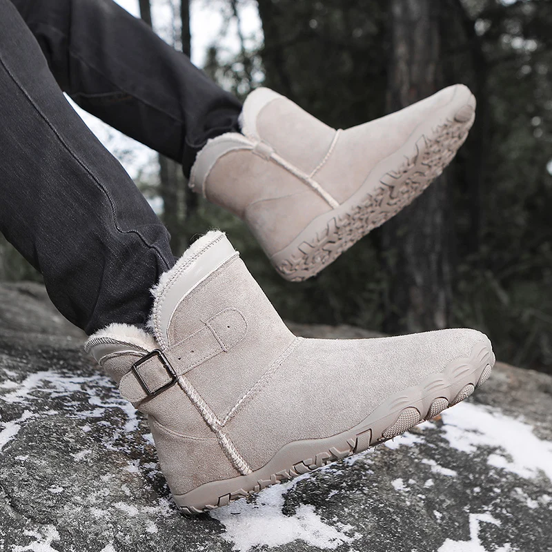 Stivali da neve impermeabili in pelle di vacchetta per uomo e donna Suola in gomma antiscivolo calda invernale di grandi dimensioni all'ingrosso in Australia 2