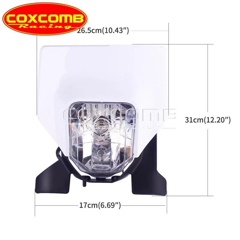 Moto Dual Sport LED Angolo Occhio Faro Fuoristrada Luci Fronte Lampade Protezione Per Le Mani Paramani Per Husqvarna TE 150 300 250 5
