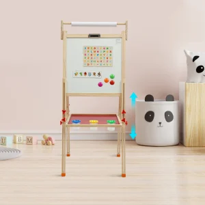 Supporto personale in piedi per bambini Cavalletto bifacciale Supporto per foto bifacciale per bambini 1