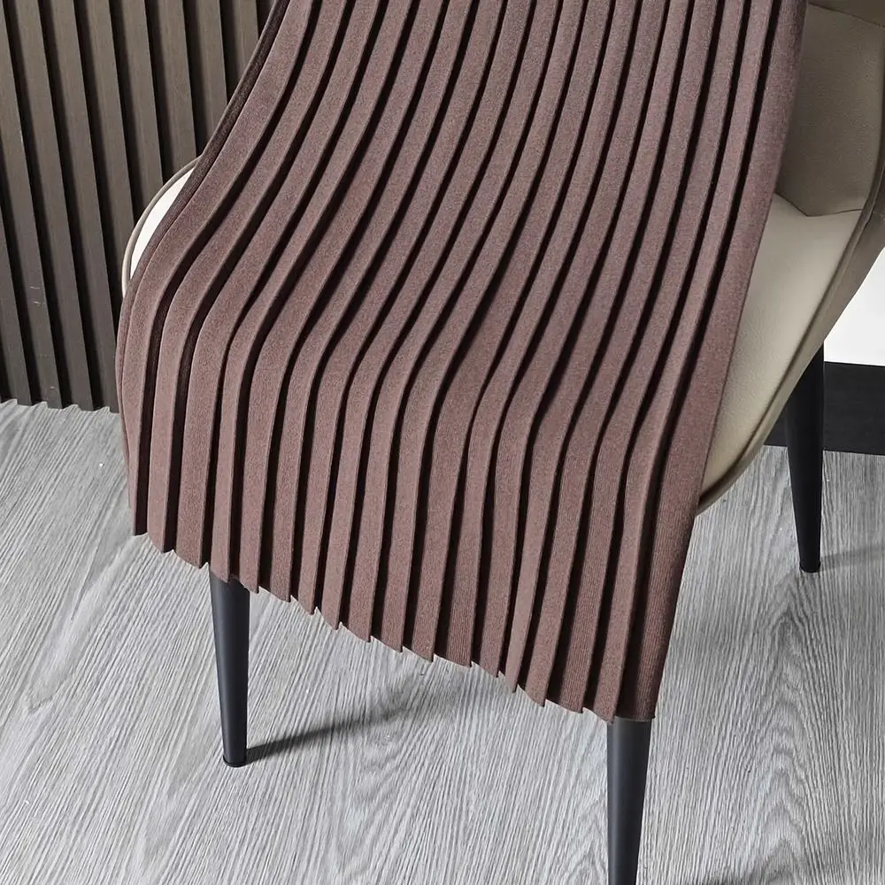 Autunno Inverno Office Lady Semplicità Pieghettato Tinta unita Elastico in vita Gonna a trapezio Abbigliamento donna Temperamento Gonne a maglia 4