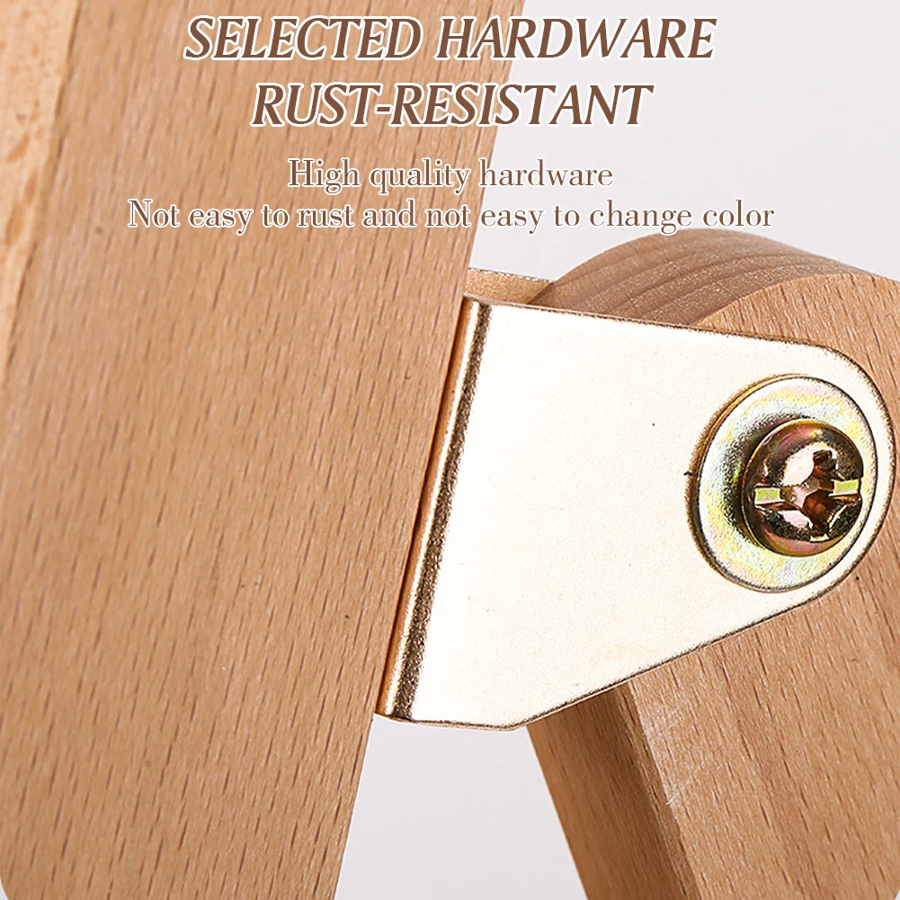 Cavalletto multifunzionale in faggio con vassoio per cassetti Cavalletto piatto pieghevole Cavalletto per tavolo da disegno per bambini Schizzo Pittura a olio 5