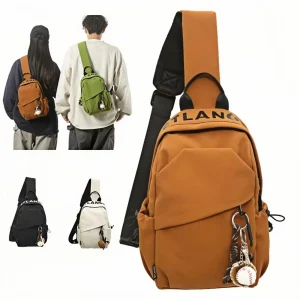 Borsa a tracolla Oxford Street Hip-hop, telefono per adolescenti con spalle scoperte Borsa a tracolla classica giapponese da uomo 1