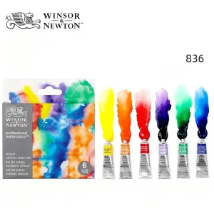 Winsor & Newton Pittura ad acquerello professionale, set da 6 tubi da 5 ml 1