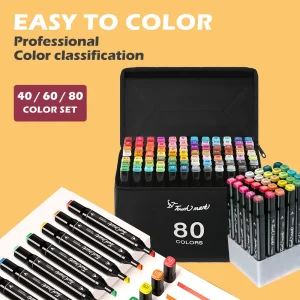 Set di pennarelli artistici premium a base di olio per studenti Designer di costumi anime 1