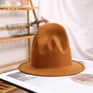 cappello pharrell cappello fedora in feltro per donna uomo cappelli cappello a cilindro nero Maschio 100% berretto di lana australiana 1